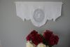 Valance Décor Camée blanc 60x38cm Cotonnades de Mathilde