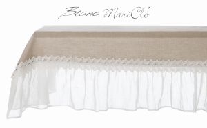 Nappe Bénédicte lin Blanc Mariclo